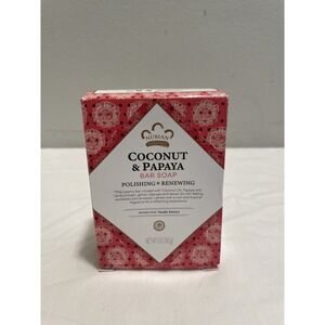 Bar Soap  Coconut and Papaya 5 OZ By Nubian Heritage
